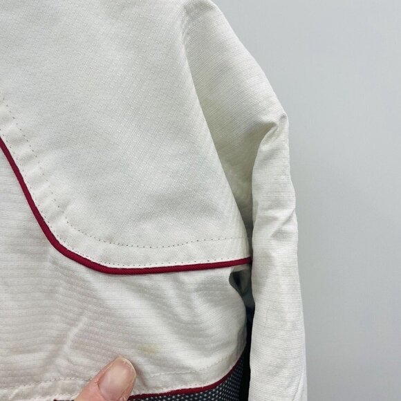 Five Seasons Womens Size 38 Longline Reflective Winter Snow Ski Jacket in Red - Picture 5 of 10